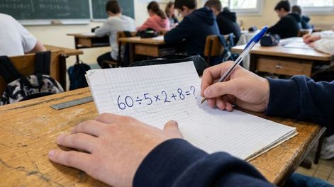 El desafío puede resolverse mentalmente en pocos segundos, siempre que se respete el orden de los cálculos.