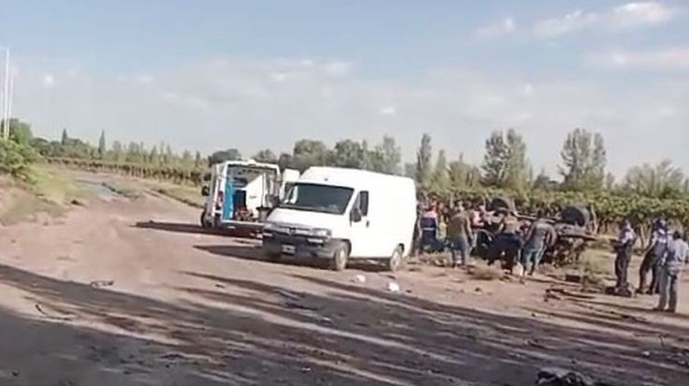 Vuelco fatal en San Martín