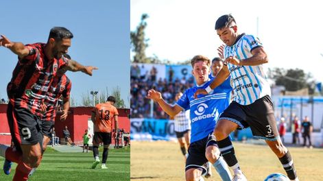 Los Andes | Mientras el Torito Lucero es la carta goleadora de Fadep, el lateral izquierdo de Argentino Nicolás Chacón es sinónimo de firmeza y proyección. Foto: prensa Fadep y Argentino