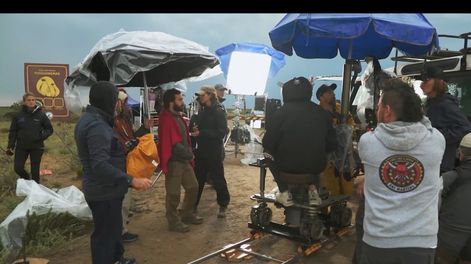 Los Andes | Rodaje de la película El pingüino y el pescador, una coproducción de Frontera+ y una productora de Hollywood, que distribuirá Universal y se estrena en agosto