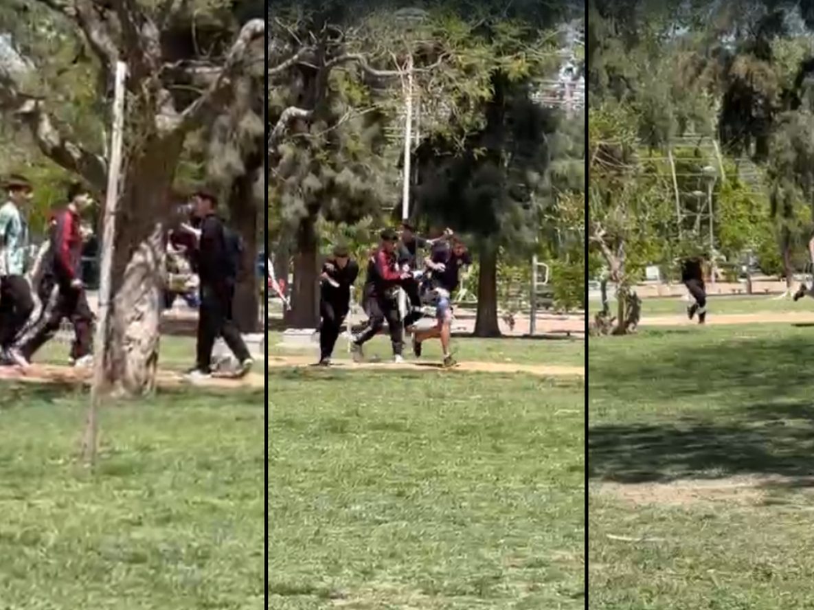 Comía un pancho y recibió un piedrazo en su cabeza de la nada: mejora el chico de 15 años agredido