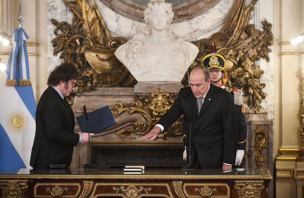 Guillermo Francos juró como Jefe de Gabinete de Ministros. (Gentileza)