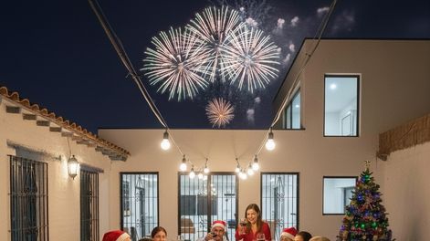 Quejas por el masivo uso de pirotecnia en Navidad