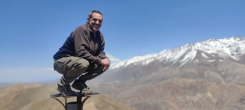 Fernando Reto apareció en Uspallata