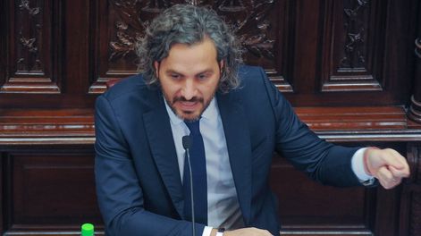 Los Andes | Santiago Cafiero, jefe de Ministros en el Senado. Foto: Federico Lopez Claro