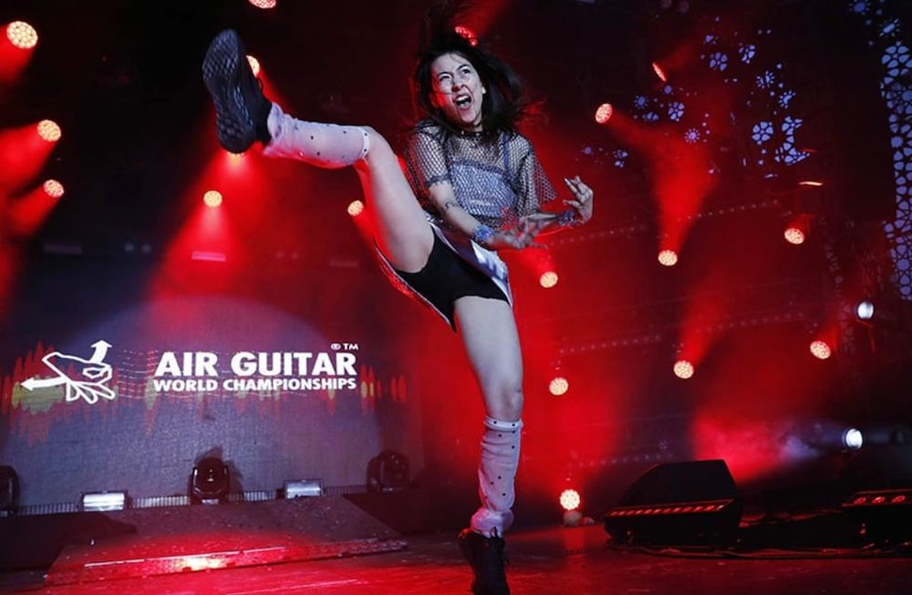 Este es el tercer título de guitarra imaginaria de Namani Nagura - Foto DW News