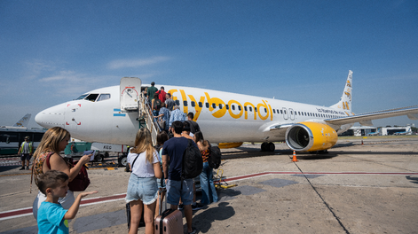 Según datos internos de la aerolínea, el 10% de las reservas fueron realizadas por familias con niños menores de 12 años | Flybondi