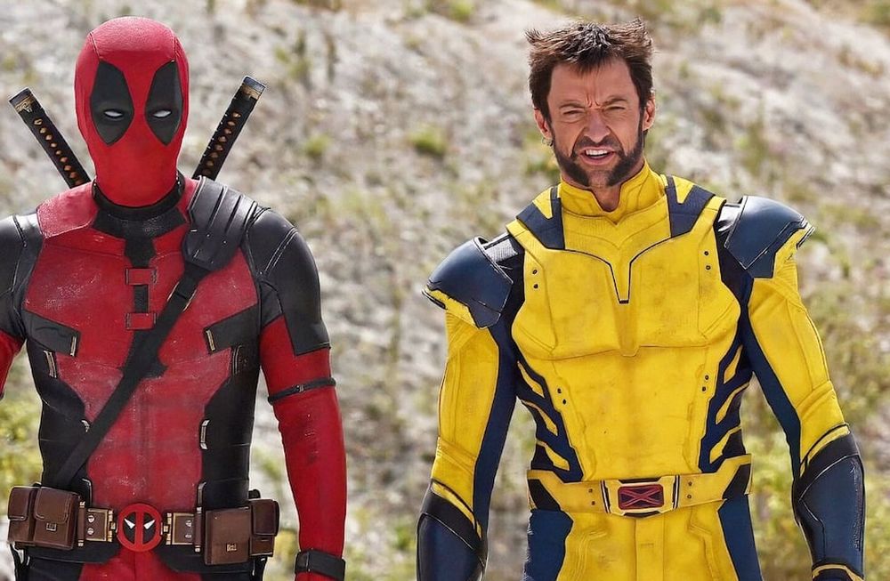 Ryan Reynolds (izquierda) y Hugh Jackman (derecha) como Deadpool y Wolverine (Captura de pantalla).