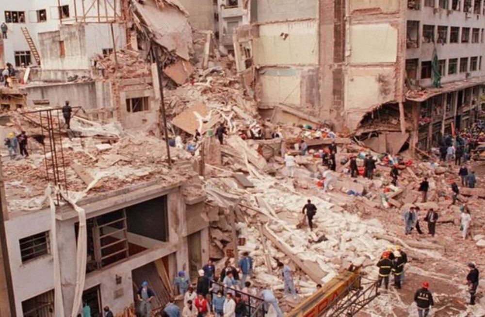 El atentado a la AMIA ocurrió el 18 de julio de 1994:  85 muertos y alrededor de 300 muertos. Foto: archivo.