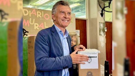 Mauricio Macri votó y le envió un mensaje a Milei.