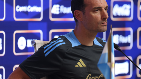 El entrenador de la Selección Argentina, Lionel Scaloni