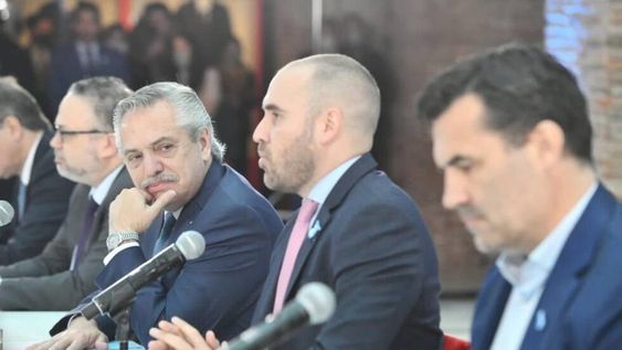 El presidente Alberto Fernández habló por primera vez de la renuncia inesperada que presentó Martín Guzmán el sábado pasado. - Archivo / Los Andes