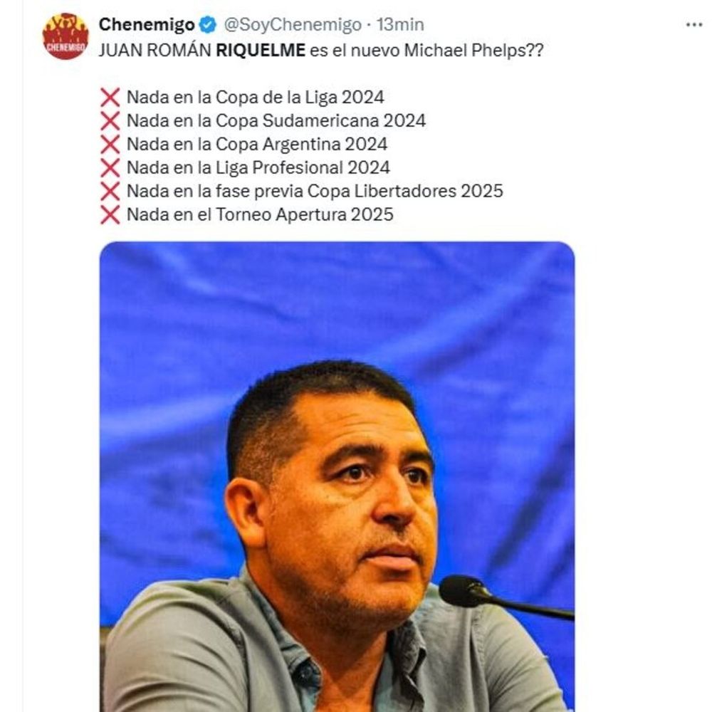 Los memes contra Boca inundaron las redes sociales. 