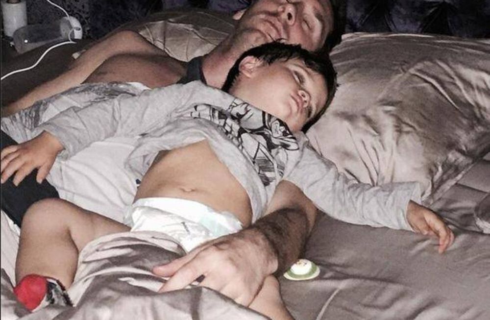 Messi mostró su lado más tierno junto a su hijo Thiago