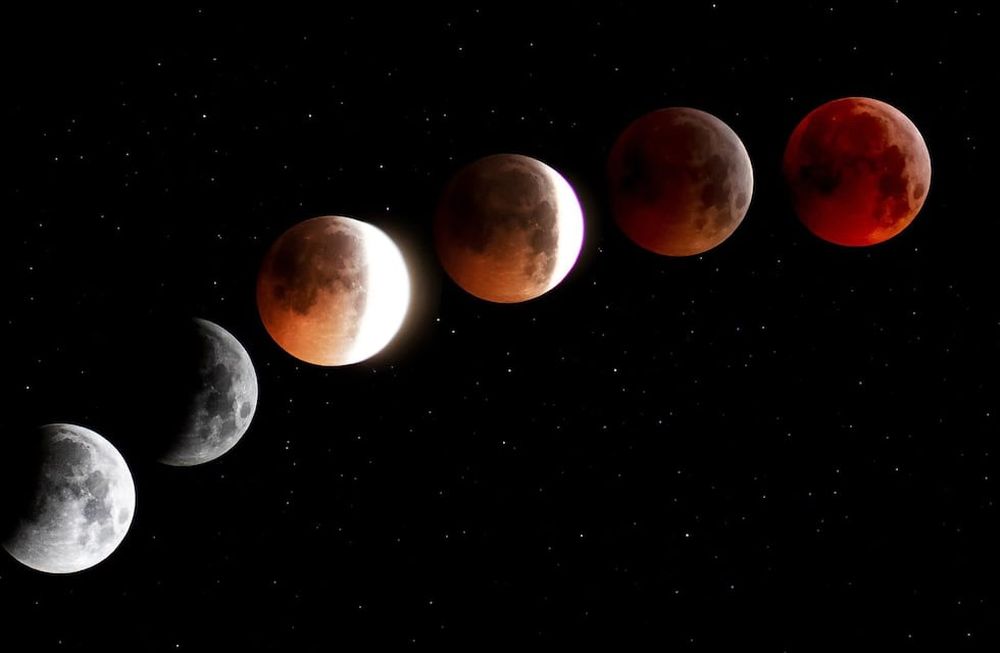 Eclipse lunar del 28 de octubre 2023.