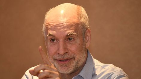 Horacio Rodríguez Larreta visitó una bodega en su paso por Mendoza. - Foto: José Gutierrez / Los Andes