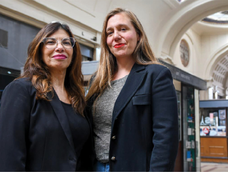 Mariana Guzzante y Camila Menéndez dirigieron el documental, que se verá en la Feria del Libro en octubre y en el Cine Universidad en noviembre. Foto: Ramiro Gómez / Los Andes.&nbsp;