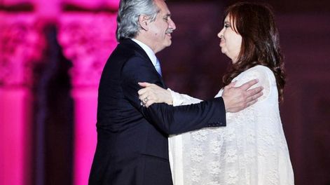 Alberto y Cristina Fernandez. / Gentileza: La Voz.