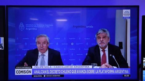 Los Andes | Solá y Filmus expusieron ante senadores de la Comisión de Relaciones Exteriores (Comunicación Senado)