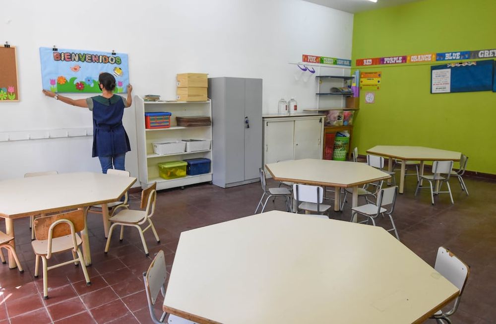Las instituciones aseguran que, pese a contar con el 100% del alumnado, se respetarán todas las reglas sanitarias establecidas por el Gobierno Provincial en el marco de la pandemia del coronavirus / Mariana Villa