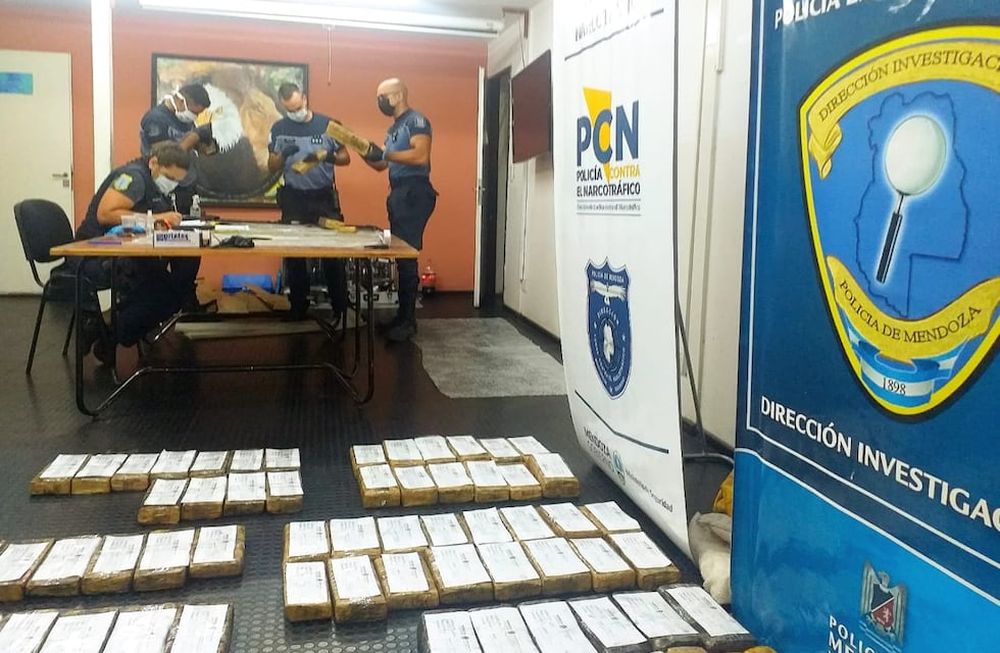 La droga es de origen paraguayo. Gentileza Ministerio de Seguridad.