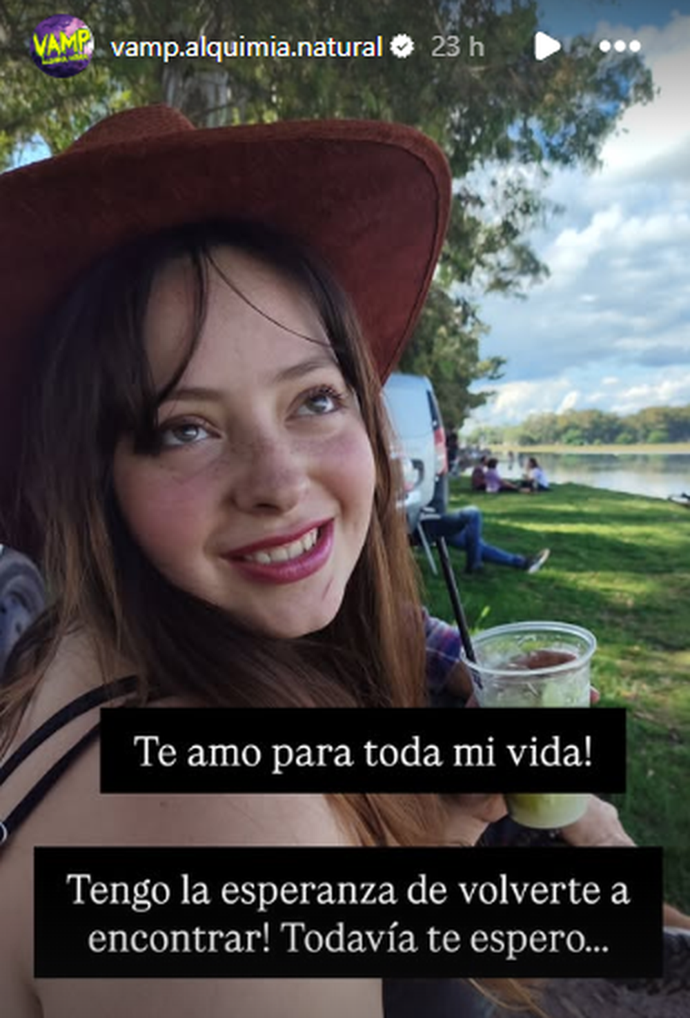 El mensaje de la pareja de la joven desaparecida