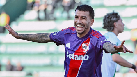 Ángel Correa, la figura de River ante Banfield.