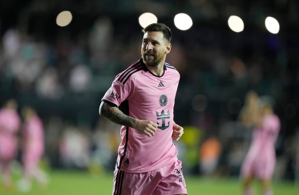 Lionel Messi arranca su 2025 con un amistoso de pretemporada (AP Foto/Lynne Sladky)