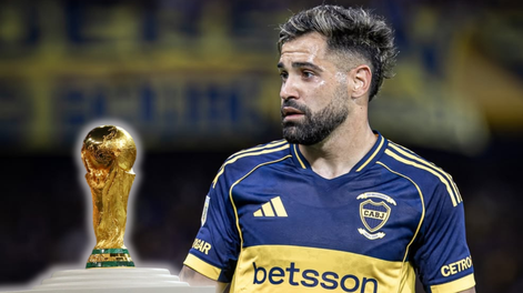 Milton Giménez, delantero de Boca que sueña con jugar el Mundial 2026.
