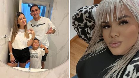 La novia del ex de Morena Rial habló de Francesco Ambrosioni.