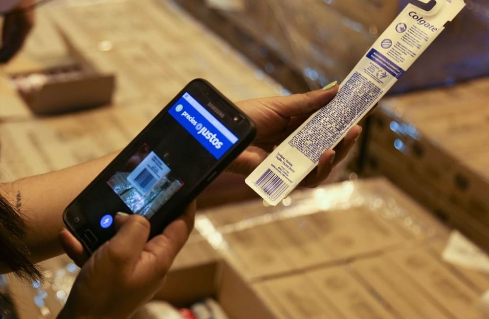 La secretaría de Comercio intensificó controles del programa Precios Justos en supermercados y centros de distribución. Foto: Twitter Matías Tombolini