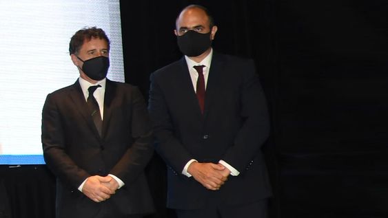 Palermo y Adaro, dos de los integrantes de la Suprema Corte local que proponen una comisión de transparencia. Foto: José Gutierrez / Los Andes.