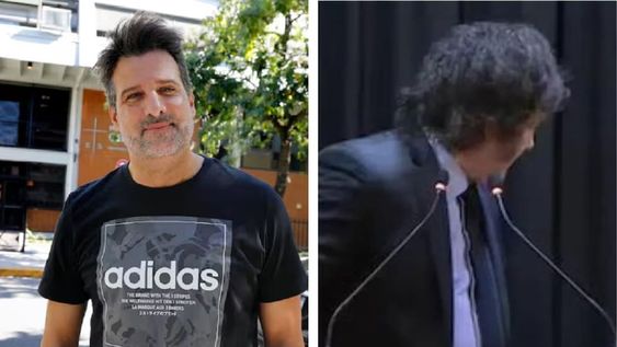 Qué hacía José María Listorti en el acto de Milei con los desmayos: “Le tengo una bronca...” (LN/Captura)