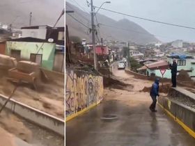 Temporal en el norte de Chile: un muerto, más de 1.000 viviendas dañadas y cientos de damnificados por los aluviones.