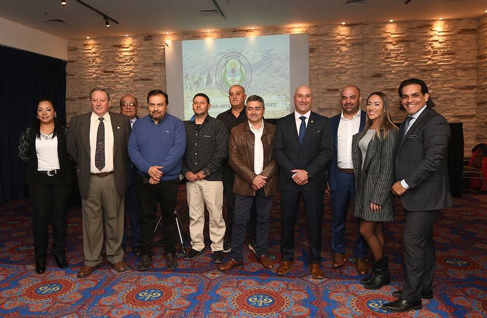 Integrantes de la Fundación Artilleros de Los Andes. Foto: José Gutierrez/ Los Andes