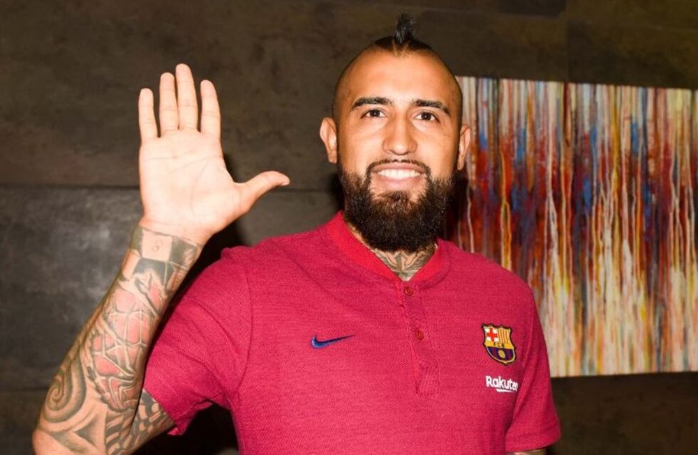 Arturo Vidal será presentado mañana como el nuevo jugador del Barcelona