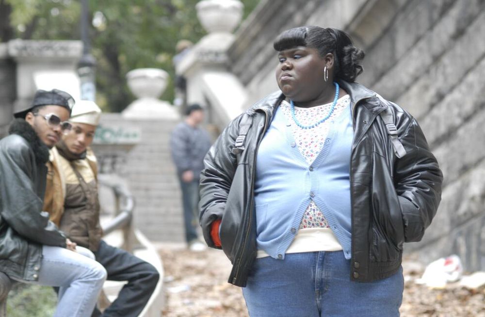 Gabourey Sidibe en la película Precious