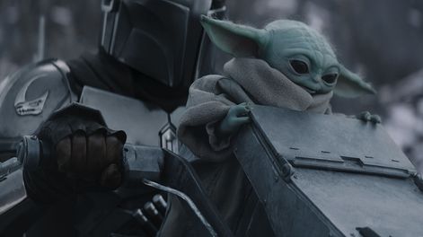 Una escena de Star Wars: The Mandalorian and Grogu, con Pedro Pascal.