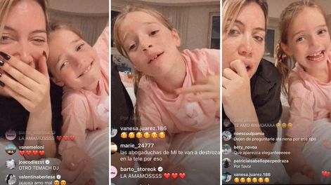 Isabella Icardi mandó al frente a Wanda Nara en un vivo, contó todo y mostró su fanatismo por L-Gante