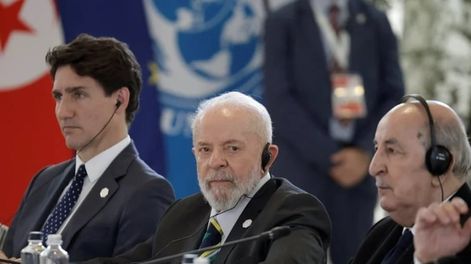 Los Andes | El presidente de Brasil, Luis Inacio Lula da Silva, en su calidad de invitado durante la cumbre del G7, que se celebra en Italia este viernes 14 de junio de 2024.