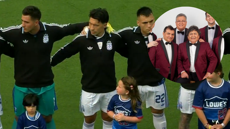 Insólito: en lugar del himno, a la Selección Argentina le pusieron a ¡Los Palmeras!