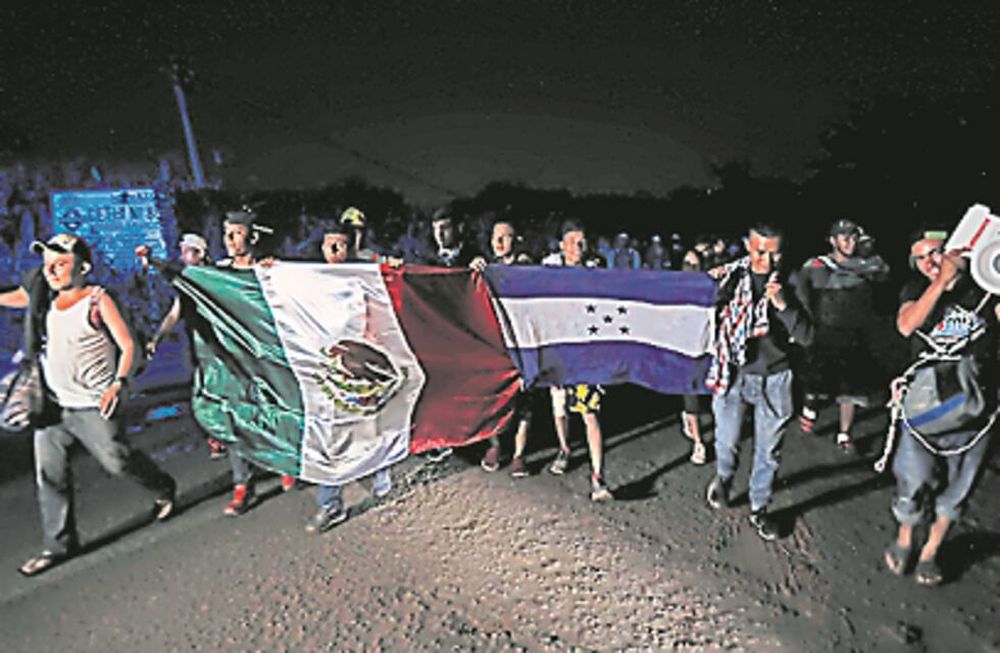 Migrantes de la caravana piden regresar a Honduras