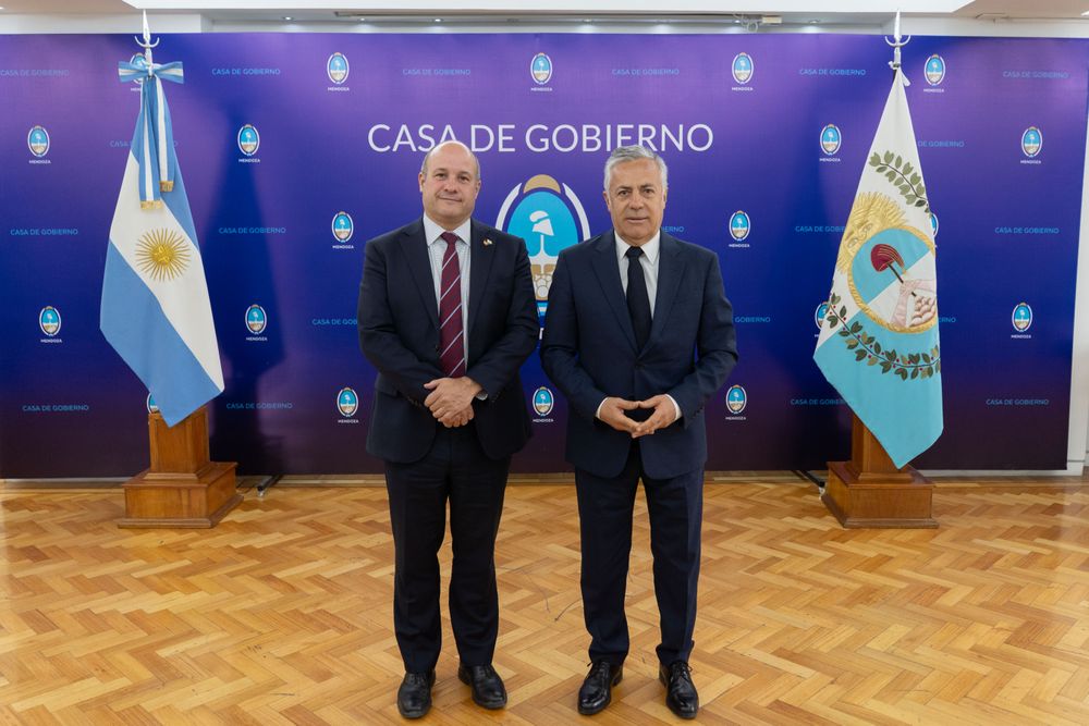 Visita del embajador de Canadá en Argentina: una potencia en minería profundizó lazos con Mendoza