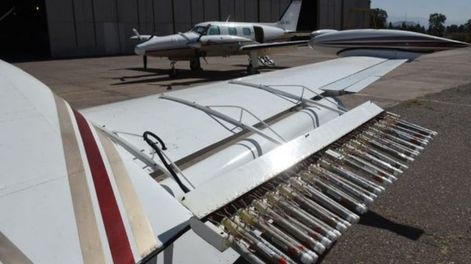 Los aviones de la lucha antigranizo operarán en el sur mendocino exclusivamente.
