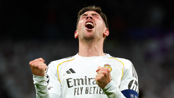 Fede Valverde anotó un triplete para el triunfo de Real Madrid