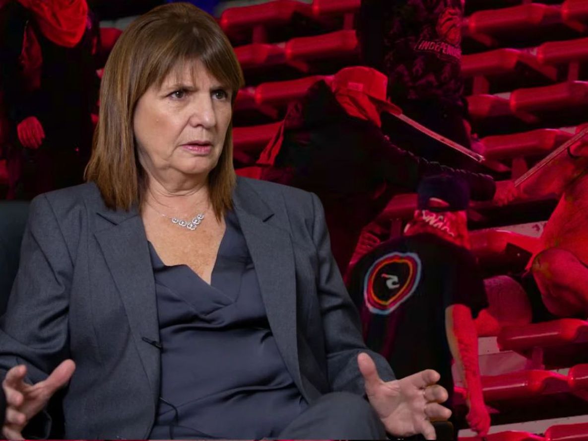 Patricia Bullrich culpó a la Conmebol y al Gobierno de la Provincia de Buenos Aires. Patricia Bullrich culpó a la Conmebol y al Gobierno de la Provincia de Buenos Aires.