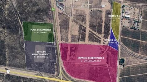 La Plataforma Logística incorporará zona primaria aduanera, parador para hasta 10.000 camiones, estación de servicio, hotel y servicios gastronómicos, centro de transferencia ferroviaria y depósitos fiscales, entre otros.&nbsp;