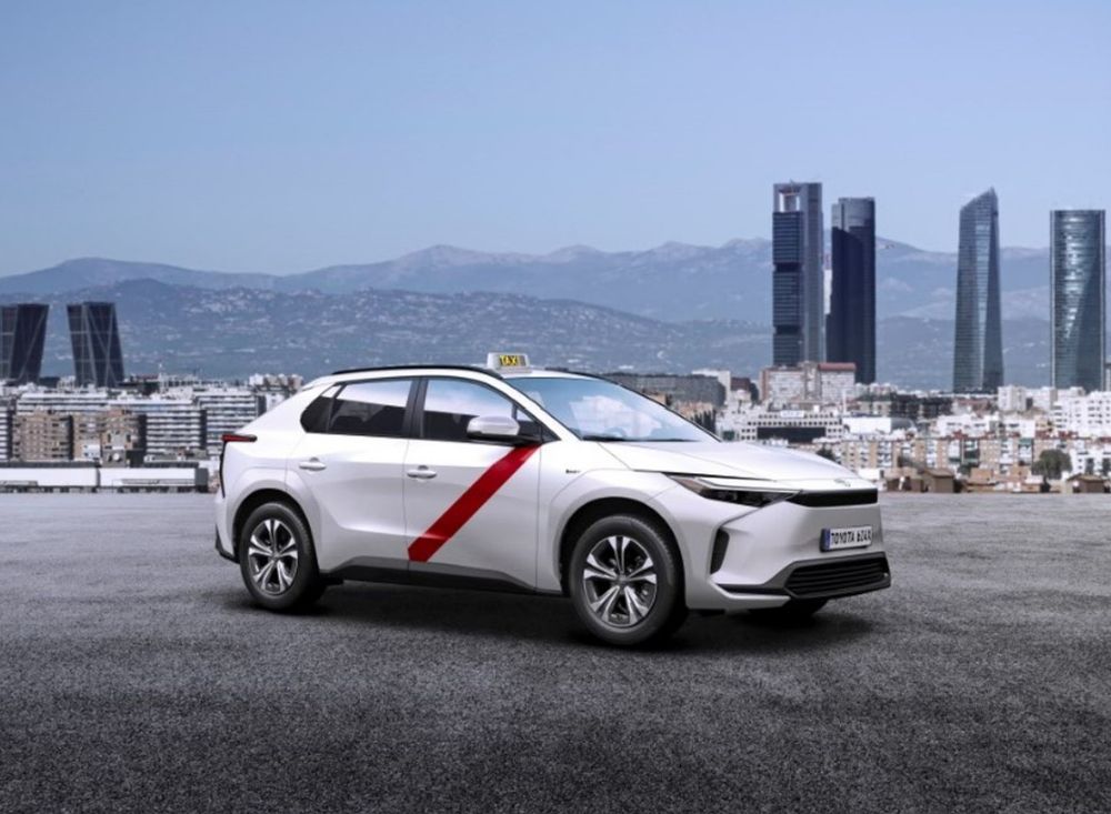 Toyota bZ4X versión taxi en España.