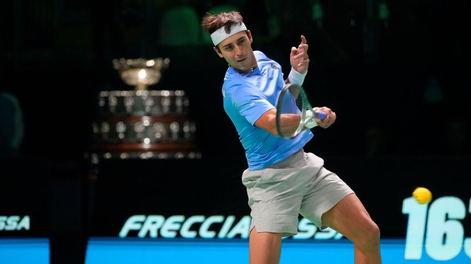 Tomás Etcheverry le dio el 1-0 al equipo nacional tras imponerse en un duelo durísimo frente a Jan-Lennard Struff