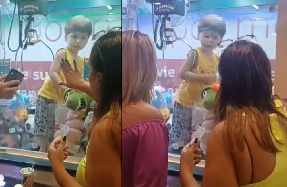 El incidente atrajo la atención de varias personas que se acercaron a filmar con sus celulares. Foto: Web